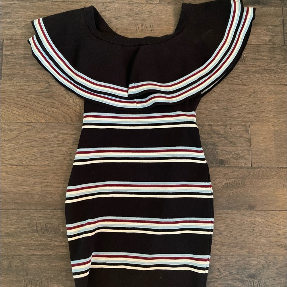 Off the shoulder sweater dress